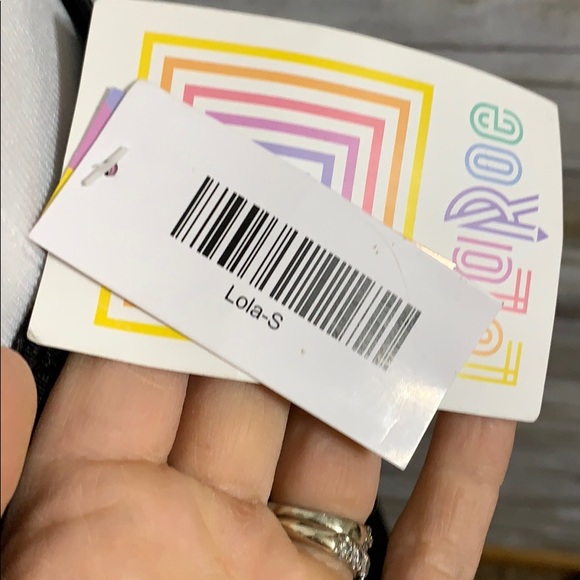 LuLaRoe black lace Lola skirt - Picture 3 of 3